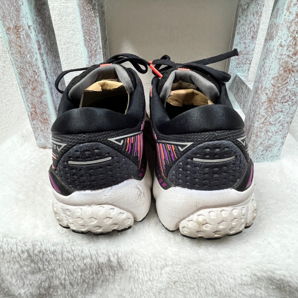 Brooks‎ Adrenaline GTS 19 Women's Running Shoes Black Purple Orange Size 10 - Picture 4 of 8